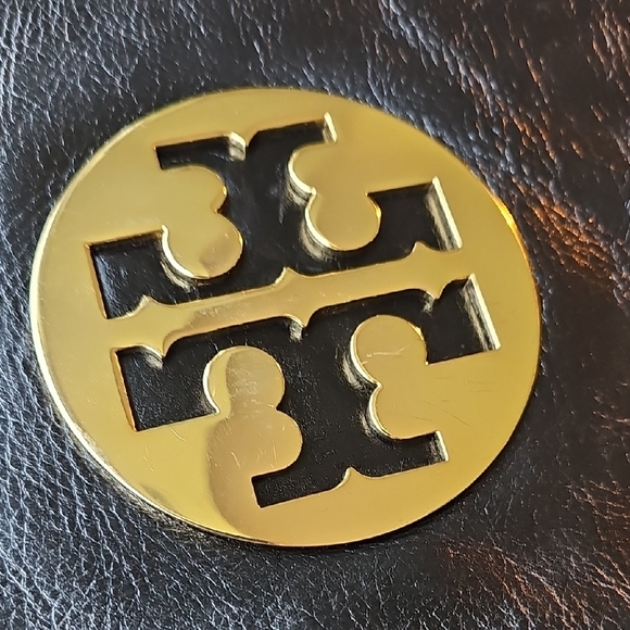 Tory Burch Black Leather Clutch - Picture 4 of 9